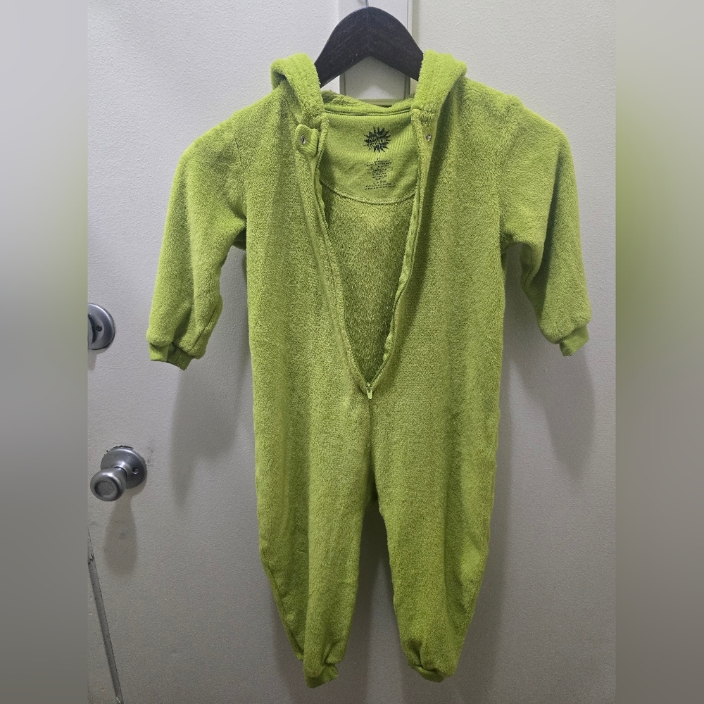 Dr. Seuss Lime Green Kids Footie